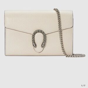 BLACK GUCCI CHAIN PURSE